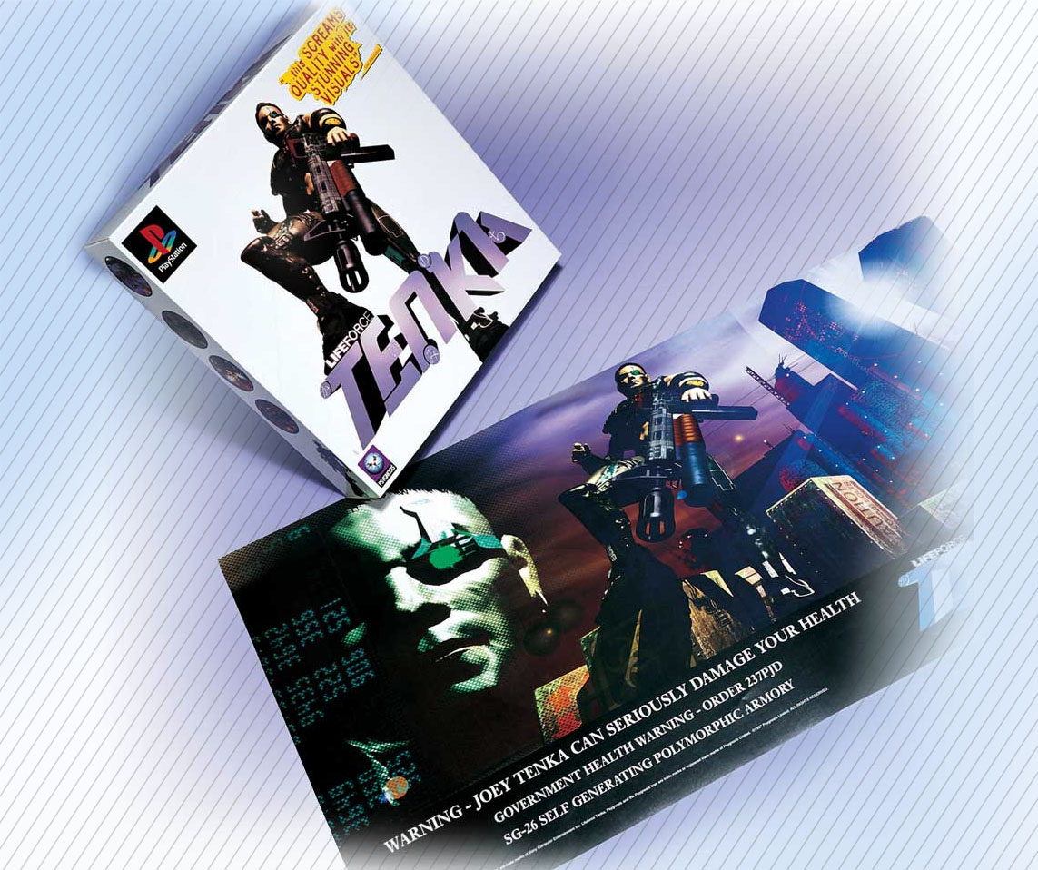 POS for Sony - Tenka large 3D sales box and poster